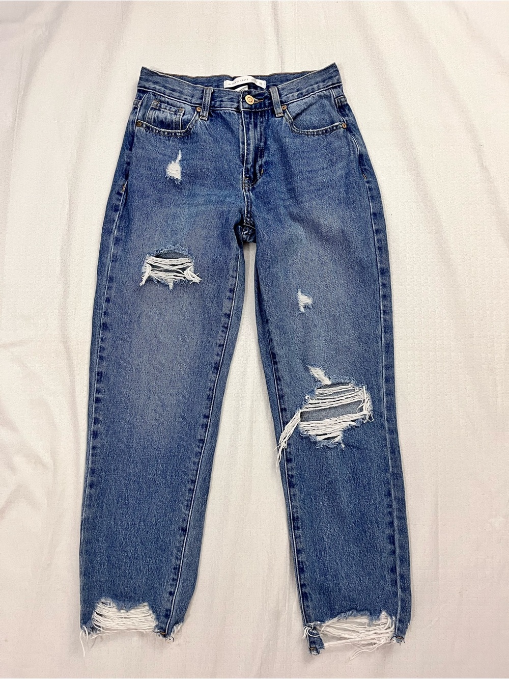 Altar'd State Ripped Straight-Leg Jeans size 24